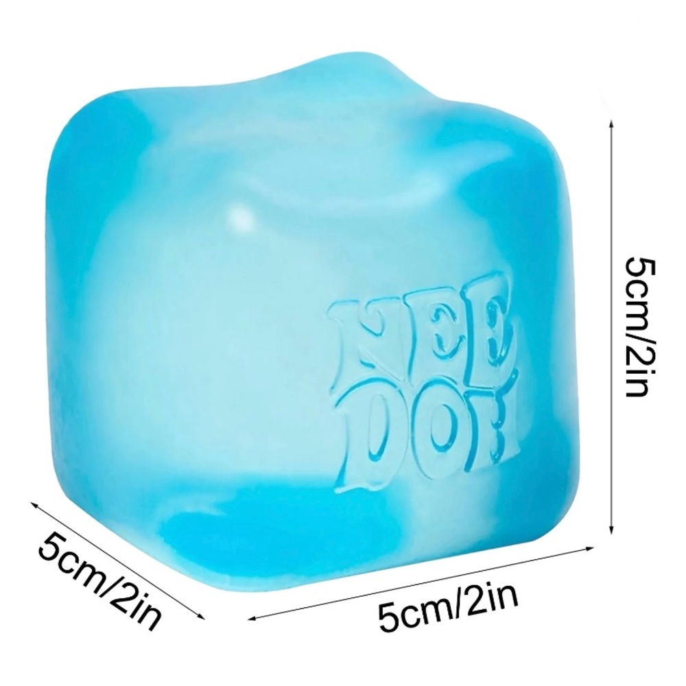 NeeDoh The Original Nice🧊 Cube Super Solid Squish, Blue - Picture 6 of 9